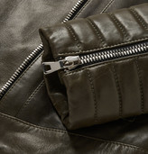 Thumbnail for your product : Balmain Leather Biker Jacket