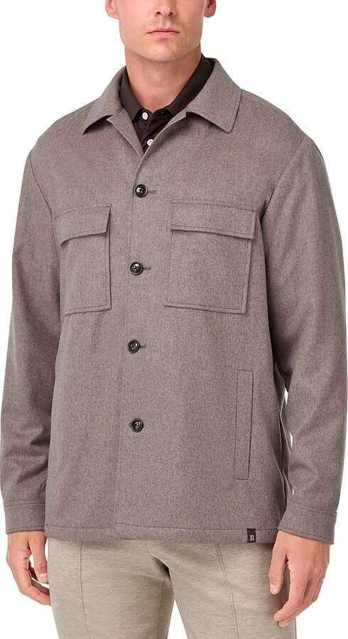 Boggi Milano Cashmere Shirt Jacket