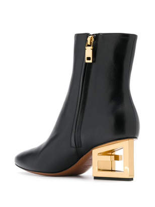 Givenchy Triangle Leather Boots