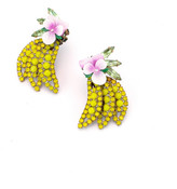 Thumbnail for your product : Elizabeth Cole Gone Bananas! Earrings