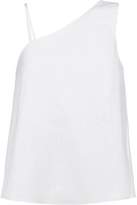 Thumbnail for your product : Iris & Ink One-Shoulder Linen And Cotton-Blend Top