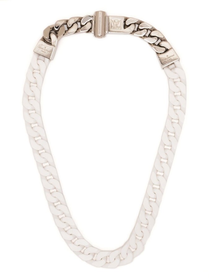 Louis Vuitton Ceramic Chain Necklace Rainbow