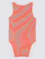 Thumbnail for your product : Marks and Spencer 5 Pack Pure Cotton Nautical Bodysuits