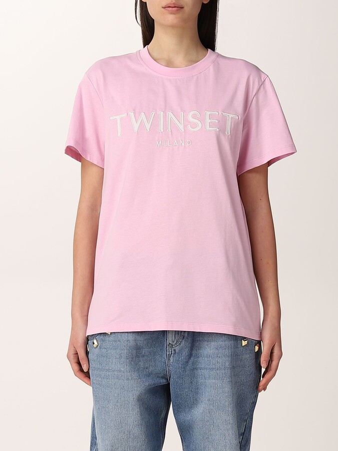 Twin-Set Pink Women's Tops | Shop the world's largest collection 