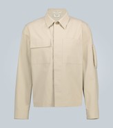 Thumbnail for your product : Bottega Veneta Cotton overshirt with arm detail