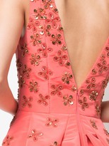 Thumbnail for your product : Carolina Herrera Floral Embellished Gown