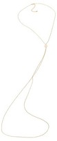 Thumbnail for your product : Charlotte Women's Body Chain with One Stone Center - Gold