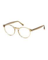 Thumbnail for your product : Tom Ford Men's Round Acetate Optical Glasses