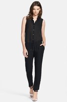 Thumbnail for your product : Haute Hippie Sleeveless Silk Jumpsuit