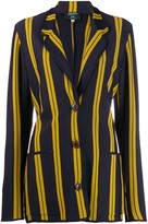 Thumbnail for your product : Jean Paul Gaultier Pre Owned 1991 Striped single breasted blazer