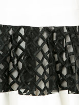 Thumbnail for your product : David Koma sleeveless lattice panel dress