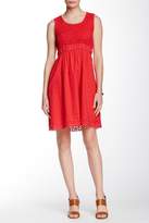 Thumbnail for your product : Max Studio Sleeveless Shirred & Embroidered Dress