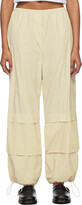 Thumbnail for your product : AMOMENTO Beige Drawstring Pocket Trousers
