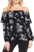 Thumbnail for your product : Vince Camuto Delicate Bouquet Off-the-Shoulder Blouse