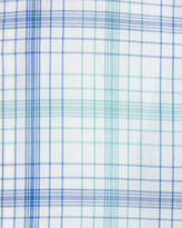 Thumbnail for your product : Isaia Check Dress Shirt, White/Green/Blue