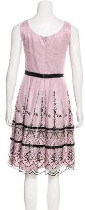 Anna Sui Sleeveless Knee-Length Dress