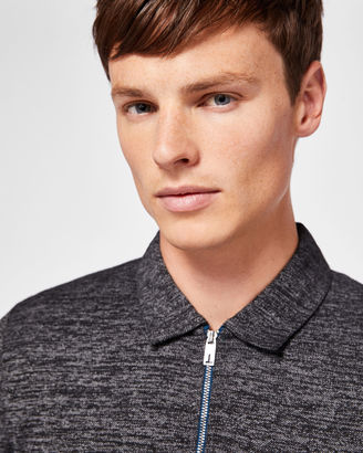Ted Baker Textured jersey polo shirt
