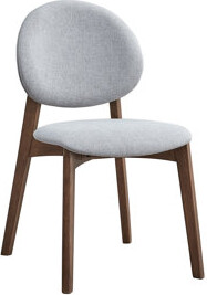 Latitude Run Augustine Upholstered Dining Chairs with Wooden Frame
