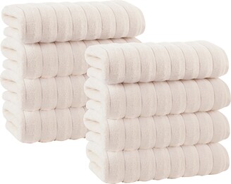 Enchante Home Vague 8-Pc. Hand Towels Turkish Cotton Towel Set