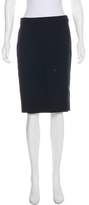 Thumbnail for your product : Valentino Virgin Wool Knee-Length Skirt Black Virgin Wool Knee-Length Skirt