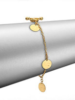 Thumbnail for your product : Gurhan Lush 24K Yellow Gold Flake Charm Bracelet