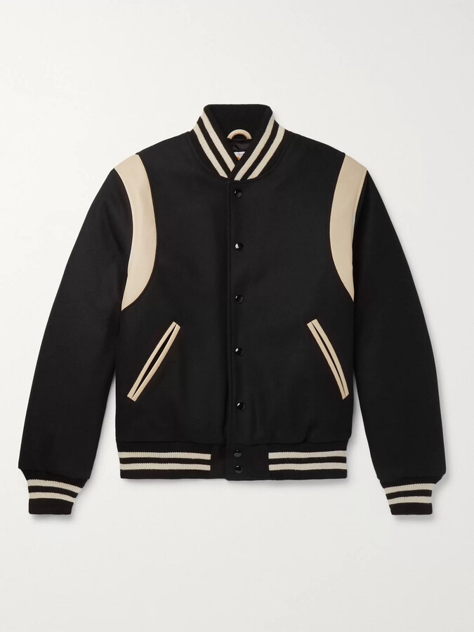 ジャケット GOLDEN  DELUXE BRAND Wool blend bomber Golden Goose Wool Bomber Jacket in Natural | Lyst