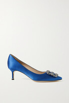 Manolo Blahnik Women's Blue Pumps | ShopStyle