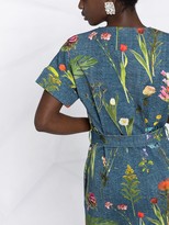Thumbnail for your product : Boutique Moschino Floral-Print Belted Dress