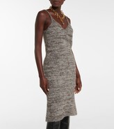 Thumbnail for your product : Dries Van Noten Alpaca-blend knit slip dress