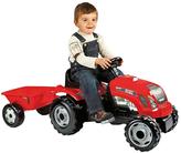 Thumbnail for your product : Smoby Red Tractor with Trailer