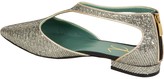 Thumbnail for your product : Paola DArcano Pointed Toe Metallic Back-zip Sandals