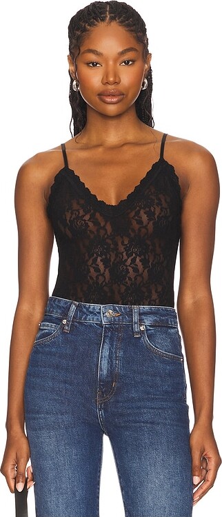 Hanky Panky Signature Lace? & Retro Lace Thong Back Bodysuit