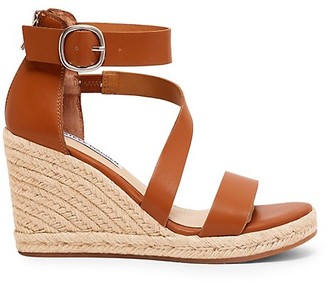 steve madden eryk wedge cognac