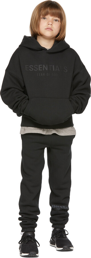 Essentials Kids Black Fleece Sweat Lounge Pants - ShopStyle