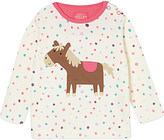 Thumbnail for your product : Joules Horse top 3months-3years