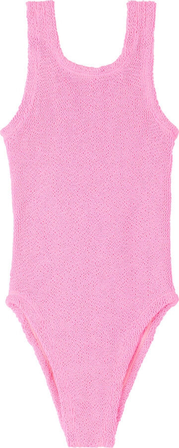 Hunza G Kids Pink Classic Swimsuit