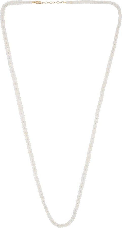 JIA JIA Mini Ethiopian Opal Necklace in White
