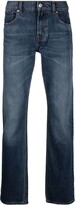 Thumbnail for your product : 7 For All Mankind Straight-Leg Mid-Rise Jeans