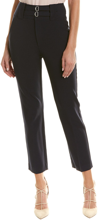 Rebecca Taylor Belted Suit Pant - ShopStyle