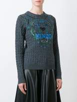 Thumbnail for your product : Kenzo 'Tiger' cable knit jumper