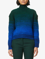 Thumbnail for your product : VVB Ombre funnel-neck stretch-knit jumper