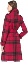 Thumbnail for your product : Michael Kors Long Plaid Trenchcoat