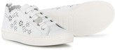 Thumbnail for your product : MonnaLisa Laser-Cut Sneakers