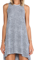 Thumbnail for your product : Alexander Wang T by Leather Trim Flow Dress