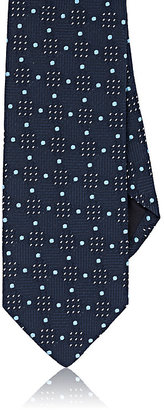 Drakes Men's Dotted Silk Necktie
