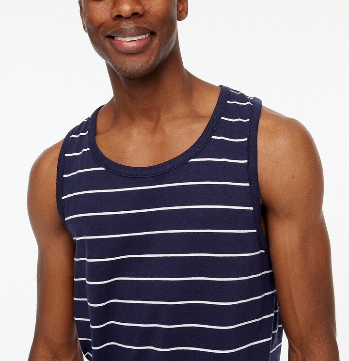 San Diego Padres Mitchell & Ness Cooperstown Collection Stars and Stripes  Tank Top - Navy
