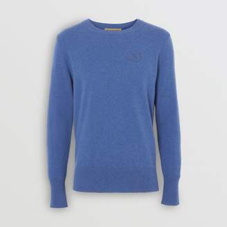 Burberry Embroidered Logo Cashmere Sweater