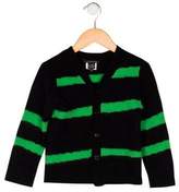 Thumbnail for your product : Little Marc Jacobs Girls' Wool-Blend Knit Cardigan black Girls' Wool-Blend Knit Cardigan