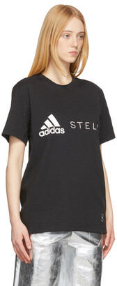 adidas by Stella McCartney Black Logo T-Shirt