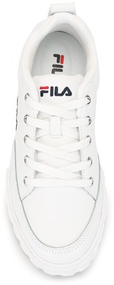 Fila Logo Embroidered Platform Sole Sneakers